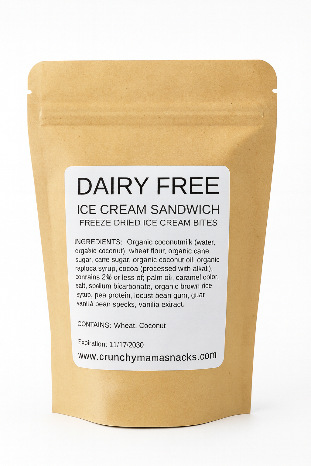 Lactose FREE Ice Cream Sandwich Bites